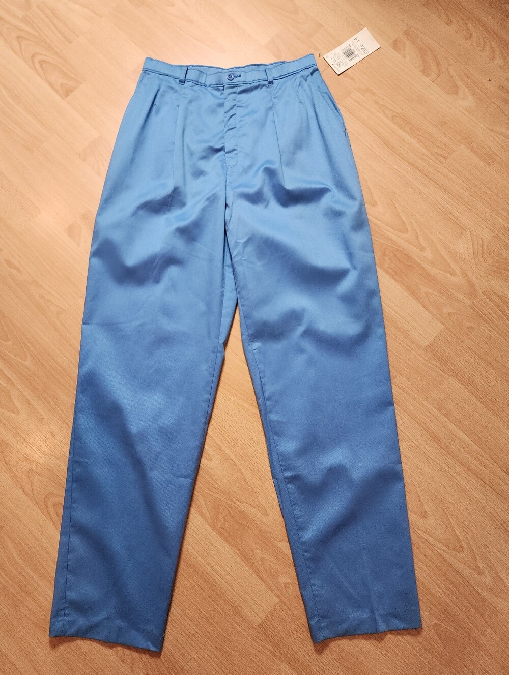 NWT VTG 80s 90s Levi's Blue Twill Pants Size 14 (Modern Size Small) Vintage